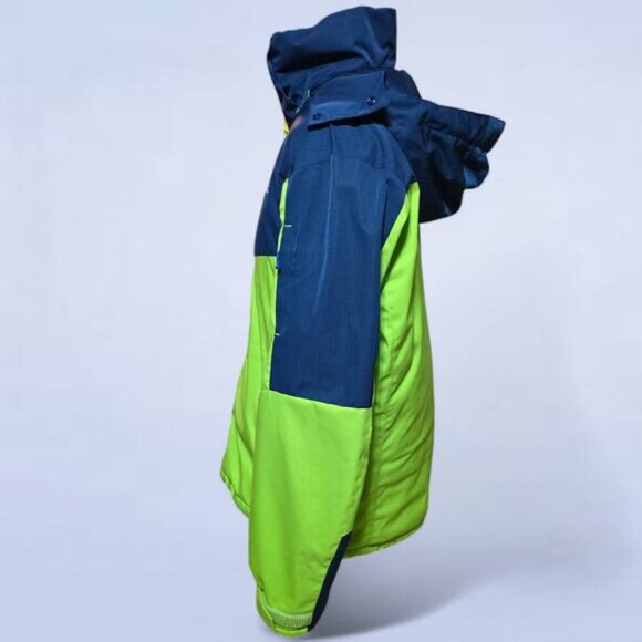 Salomon Icerocket Ski Jacket in Acid Lime/Night Sky - Size Medium - Picture 3 of 9